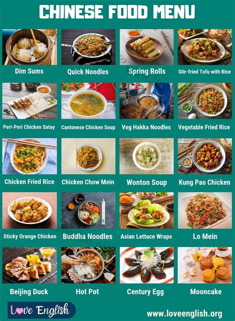 chibese food|chinese food menu list.